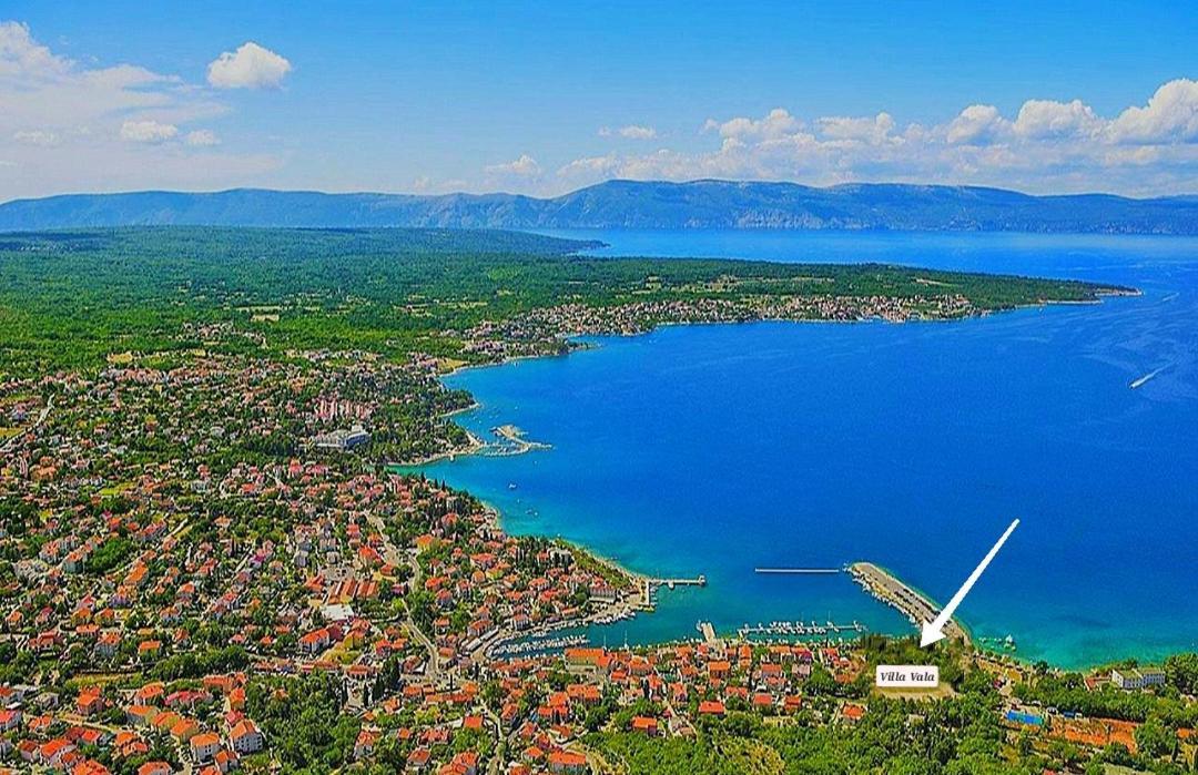 Apartment Villa Vala Малинска Экстерьер фото